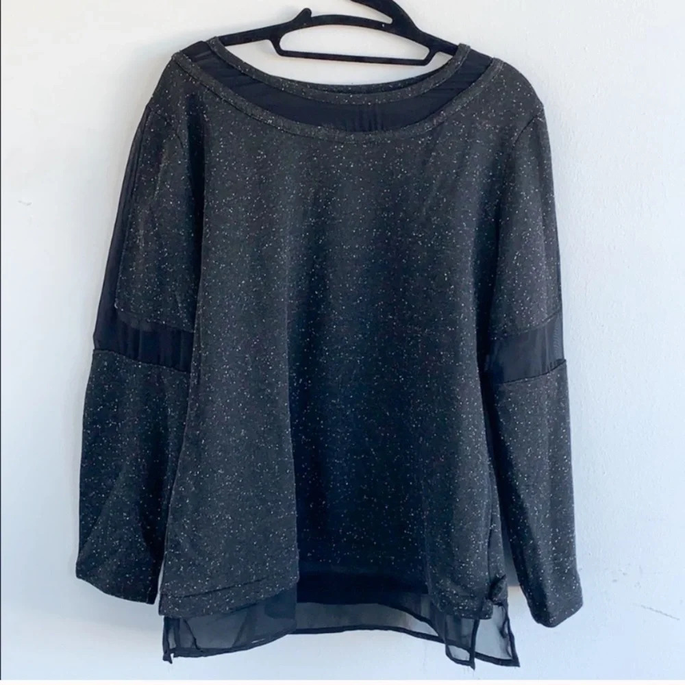 Style & CO sheer panel sweater